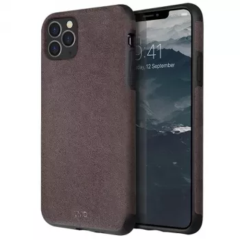 UNIQ Sueve iPhone 11 Pro etui z płynnego silikonu, ciepły szary taupe