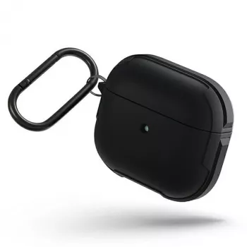 UNIQ Valencia Antybakteryjne etui do Apple AirPods 3. generacji - Czarna północ