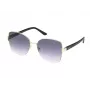 Okulary przeciwsłoneczne GUESS damskie GF00052-5932B Cat Eye, oprawka Havana, szkła brązowe gradientowe, 59mm