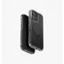 UNIQ LifePro Xtreme MagClick etui ładujące do iPhone 17 - czarny bumper, przezroczysty tył
