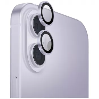 UNIQ Optix Aluminiowa Osłona Obiektywu Aparatu do iPhone 17 z Aplikatorem Lawenda