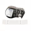 BRADY Obrotowa kaseta z etykietami samolaminującymi do DYMO XTL – 24 mm x 4 m, czarny na białym/przezroczystym, poliester przemysłowy