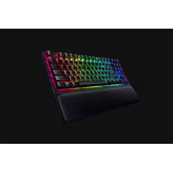 Przewodowa optyczna klawiatura gamingowa Razer Huntsman V2 Tenkeyless, Linear Red przełączniki, układ nordycki, RGB (RZ03-03940700-R3N1)