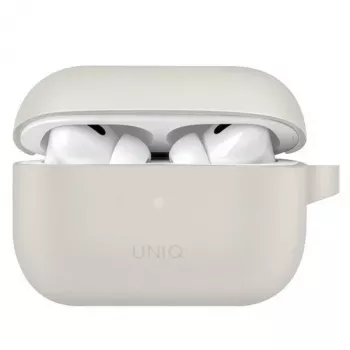 UNIQ Vencer Silikonowe etui do Apple AirPods Pro 2. generacji (2022/2023) - kredowo-szary
