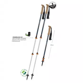 Komperdell Ridgehiker Zero kijki trekkingowe - ciemny szafir