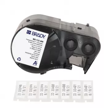 BRADY BMP51/BMP53/M511 Etykiety FreezerBondz - 25,4 mm x 12,7 mm, białe, 500 etykiet