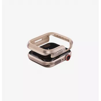 UNIQ Valencia Etui na Smartwatch do Apple Watch 44mm/45mm/49mm Czarny o Północy