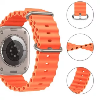 TECH-PROTECT IconBand Pro Pasek do Apple Watch 42/44/45/49mm Pomarańczowy