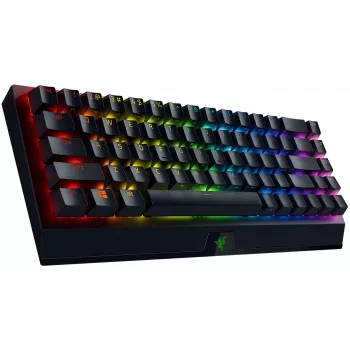 Razer BlackWidow V3 Mini HyperSpeed 65% Bezprzewodowa Mechaniczna Klawiatura Gamingowa - Przełączniki Razer Yellow, Chroma RGB, Bluetooth 5.0, USB-C, Czarna