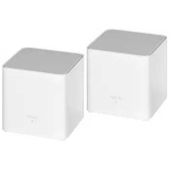 Tenda MX3 (2-Pack) AX1500 Mesh Wi-Fi 6 System, Dual-Band, 2 Gigabit Ports per Unit, Biały