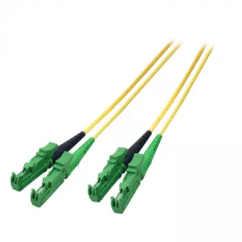 EFB R&M Duplex Patch Cable E2000/APC do E2000/APC OS2 Singlemode 3m LSZH 3mm Żółty G657A1 Grade C
