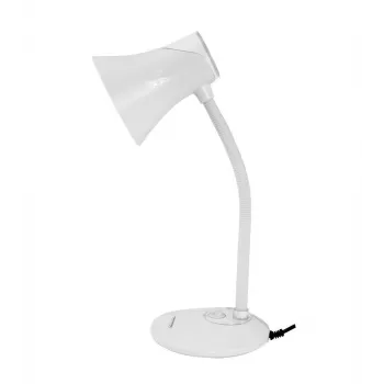 Esperanza POLARIS Lampa stołowa E27 12W LED Biała ELD111W