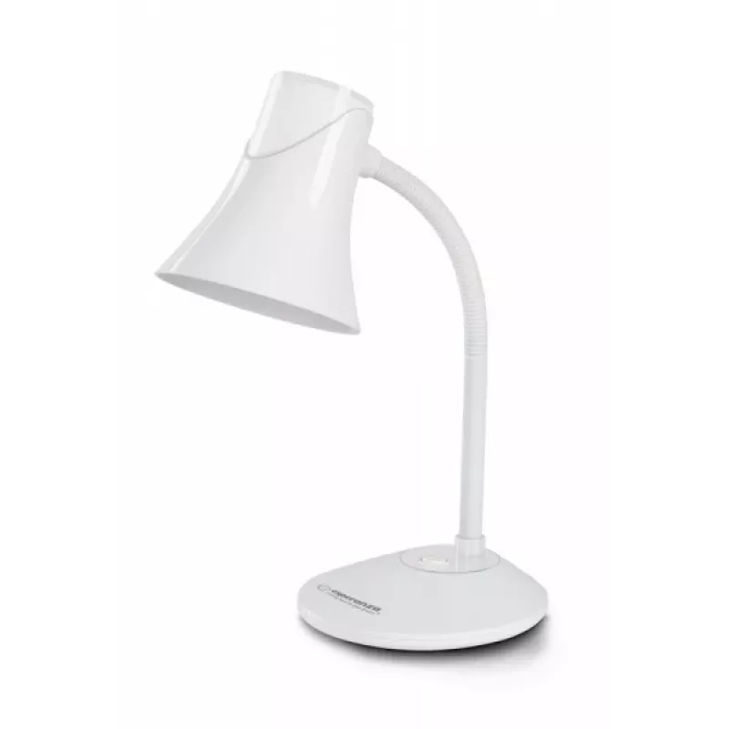 Esperanza POLARIS Lampa stołowa E27 12W LED Biała ELD111W