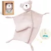 Momcozy Bawełniany Przytulny Miś Pluszowy dla Niemowląt, Różowy