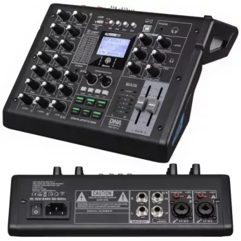 DNA PROFESSIONAL DNA MIX-EFF 4 Analogowy Mikser Audio 4 Kanały z USB