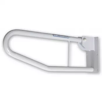 MOBILEX PLU058 Składany uchwyt łazienkowy - Metal, Biały, 600 mm wysięg, 150 kg obciążenie