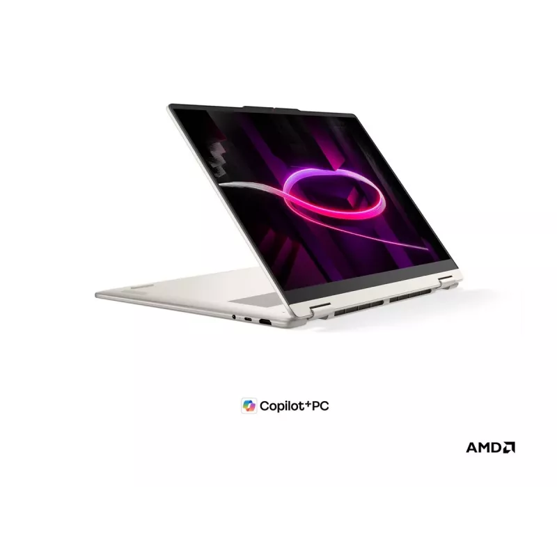 Lenovo Yoga 7 2-in-1 16AGP11 AMD 16 inch OLED Dotykowy Laptop - Ryzen AI 7 445, 16GB RAM, 512GB SSD, Windows 11 Home, Seashell
