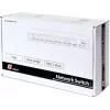 GETFORT GF-210D-8P-120 10-portowy przełącznik PoE+ z 8 portami PoE Fast Ethernet i 2 portami uplink Gigabit, budżet 120W, niezarządzalny, montaż na biurko/ścianę