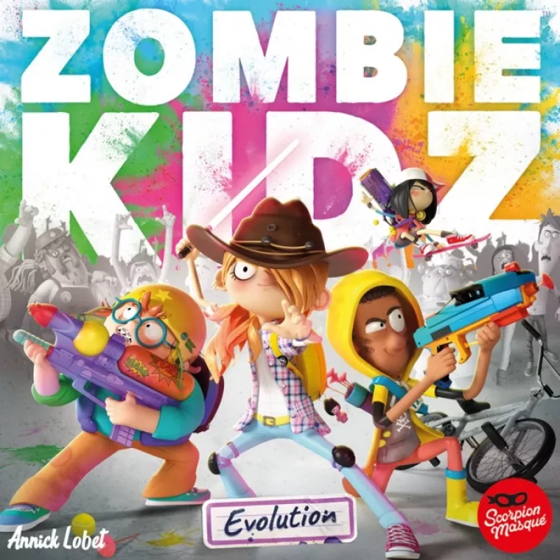 Zombie Kidz Evolution Kooperacyjna Gra Planszowa Legacy dla Dzieci i Rodzin