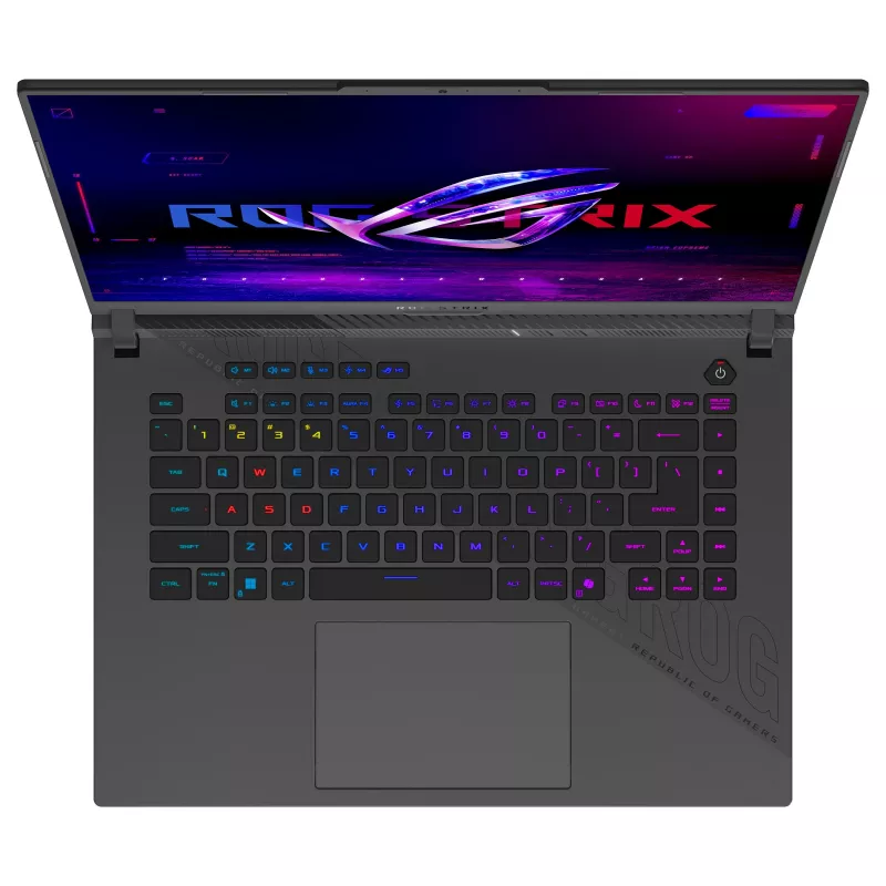 Laptop gamingowy ASUS ROG Strix G16 G614PP-RV031W, 16 cali WUXGA IPS 165Hz, AMD Ryzen 9 8940HX, 16GB DDR5, 1TB SSD, GeForce RTX 5070 8GB, Windows 11 Home, niemiecka klawiatura QWERTZ