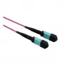 VALUE MPO Trunk Cable 50/125µm OM4, MPO/MPO, Type A, fioletowy, 15 m