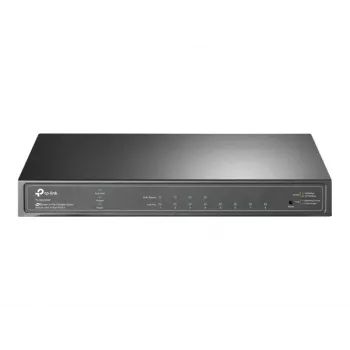 TP-Link Omada SG2008P 10-portowy inteligentny przełącznik Gigabit PoE+, 8× PoE+ 61W, 2× SFP, Cloud SDN, bez wentylatora, V3.3