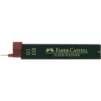 FABER-CASTELL Super-Polymer wkłady do ołówków automatycznych 0,5 mm HB (opakowanie 24 szt.)