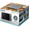 Gorenje MO20E1T4 Wolnostojąca kuchenka mikrofalowa solo, 20 L, 800 W, sterowanie elektroniczne, srebrna