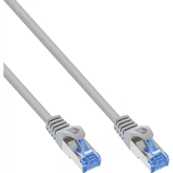INLINE B-72603 Cat.6A S/FTP LSZH Patch Cable, CCA, Grey, 3m, 40-Pack