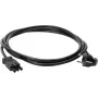 Kopp GST18i3 Schuko kabel zasilający kątowy 3m 3G1.5mm² H05VV-F czarny