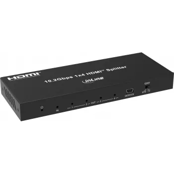 InLine® Rozdzielacz wideo, 1x4, HDMI 4K/30Hz (57887B)