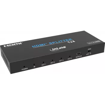 InLine® Rozdzielacz wideo, 1x4, HDMI 4K/60Hz