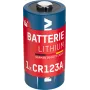 ANSMANN 1510-0072 CR123A Bateria litowa – 3V 1600mAh, wysoka gęstość energii, 10-letni okres przechowywania (pakiet zbiorczy)