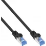 INLINE B-72633S 150-Pack Cat.6A S/FTP LSZH Patch Cable, CCA, Black, 0.30m, 10Gbps, 500MHz, RJ45