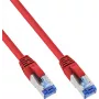 INLINE B-76805R 25 szt. Kabel krosowy Cat.6A S/FTP LSZH, 5 m, czerwony