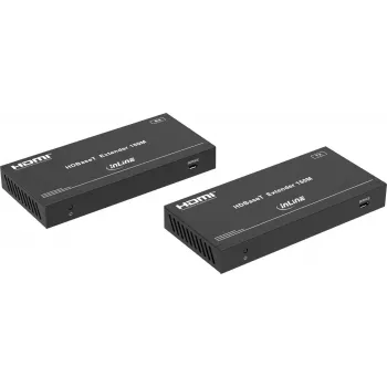 InLine® HDBaseT HDMI 4K60 Extender Zestaw po Cat.6, 70m, PoC, IR i RS232