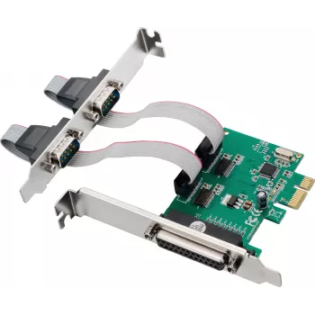 InLine® PCIe karta interfejsowa, 2x RS-232 + 1x port równoległy
