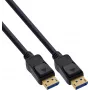 Kabel InLine® DisplayPort 2.1, UHBR20 80 Gb/s, 2 m, czarny, złocone styki