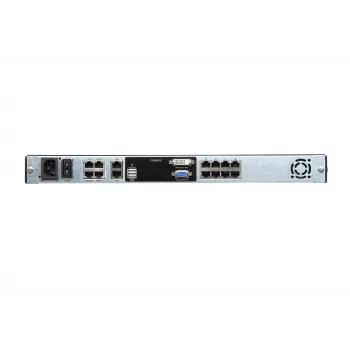 ATEN KL1108VN 8-portowy 19-calowy przełącznik KVM over IP LCD, Dual Rail, klawiatura US