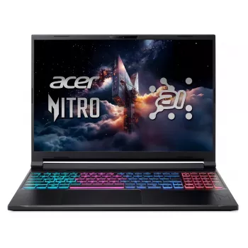 Acer Nitro V 16S AI Laptop do gier - Ryzen AI 7 260, 16GB RAM, 1TB SSD, NVIDIA GeForce RTX 5050, 16 inch WQXGA 165Hz, bez systemu