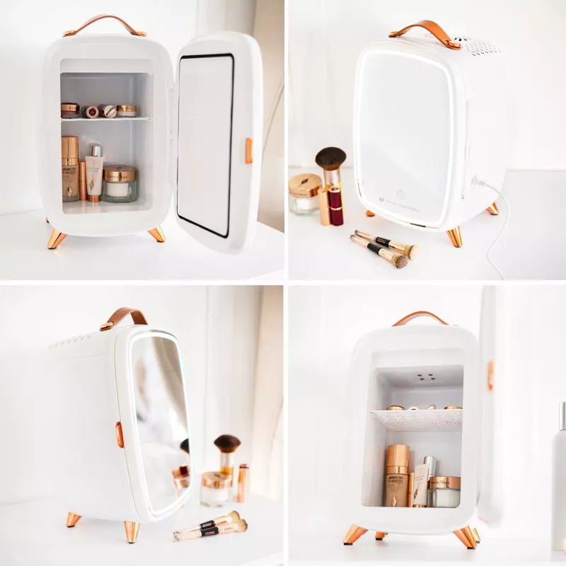 Rio FRBM-EU/1,0 6L Lodówka kosmetyczna Beauty Skincare z lustrem LED Biała