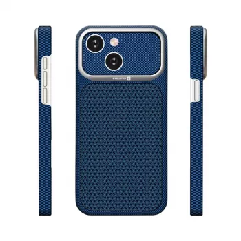 Evelatus Apple iPhone 15 Carbon Premium Edition Etui MagSafe Granatowy