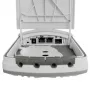 MikroTik FTC21-UPS konwerter światłowód-miedź z wbudowanym UPS, 1x Gigabit Ethernet, 1x SFP, Passive PoE, zasilanie awaryjne, montaż na ścianie