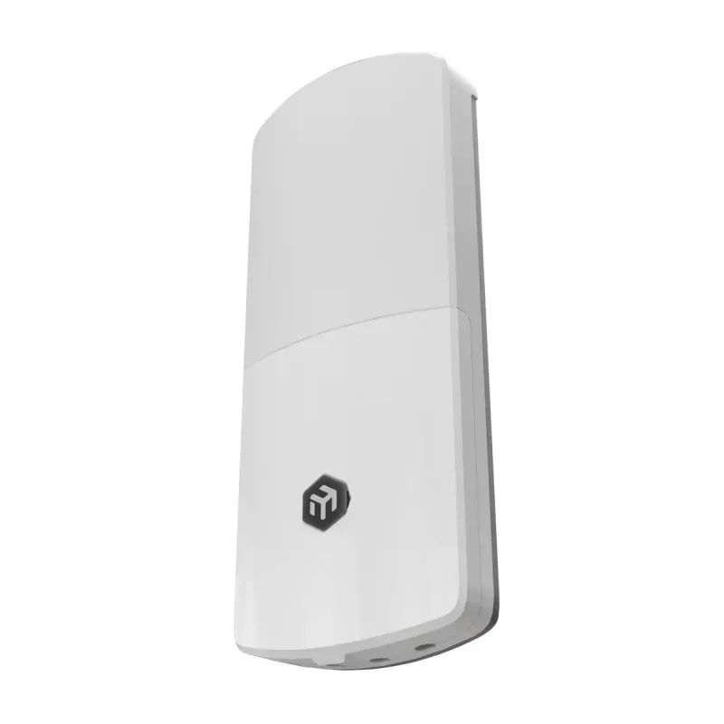 MikroTik FTC21-UPS konwerter światłowód-miedź z wbudowanym UPS, 1x Gigabit Ethernet, 1x SFP, Passive PoE, zasilanie awaryjne, montaż na ścianie