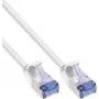 InLine® Slim Patchcord, U/FTP PiMF, Cat.6A, Biały, 3m