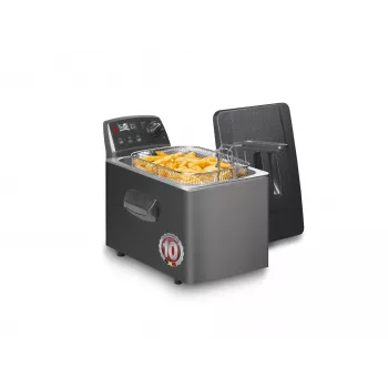 Fritel Turbo SF 4551M Frytownica głębokotłuszczowa 3200 W 4,5 L Stal nierdzewna Czarny