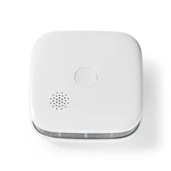 Nedis SmartLife Wi-Fi Czujka dymu WIFIDS21WT3 - Zestaw 3 szt., fotoelektryczna, syrena 85 dB, inteligentne alerty, certyfikat EN 14604, biała