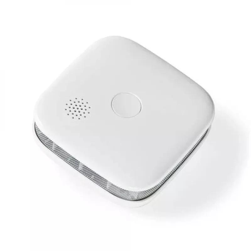 Nedis SmartLife Wi-Fi Czujka dymu WIFIDS21WT3 - Zestaw 3 szt., fotoelektryczna, syrena 85 dB, inteligentne alerty, certyfikat EN 14604, biała