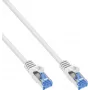 INLINE B-72601W 80-Pack Cat.6A S/FTP LSZH Patch Cable, CCA, White, 1m