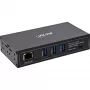 InLine® Przemysłowy 4-portowy hub USB PoE (3x USB-A / 1x USB-C)